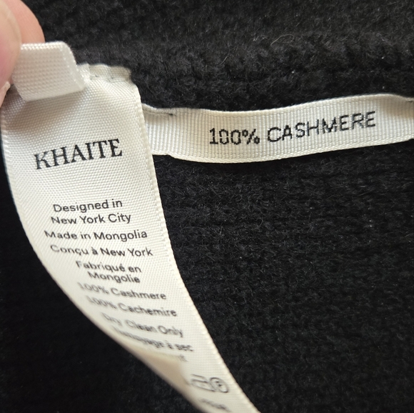 KHAITE Scarlet Cardigan - Black - Picture 12 of 13